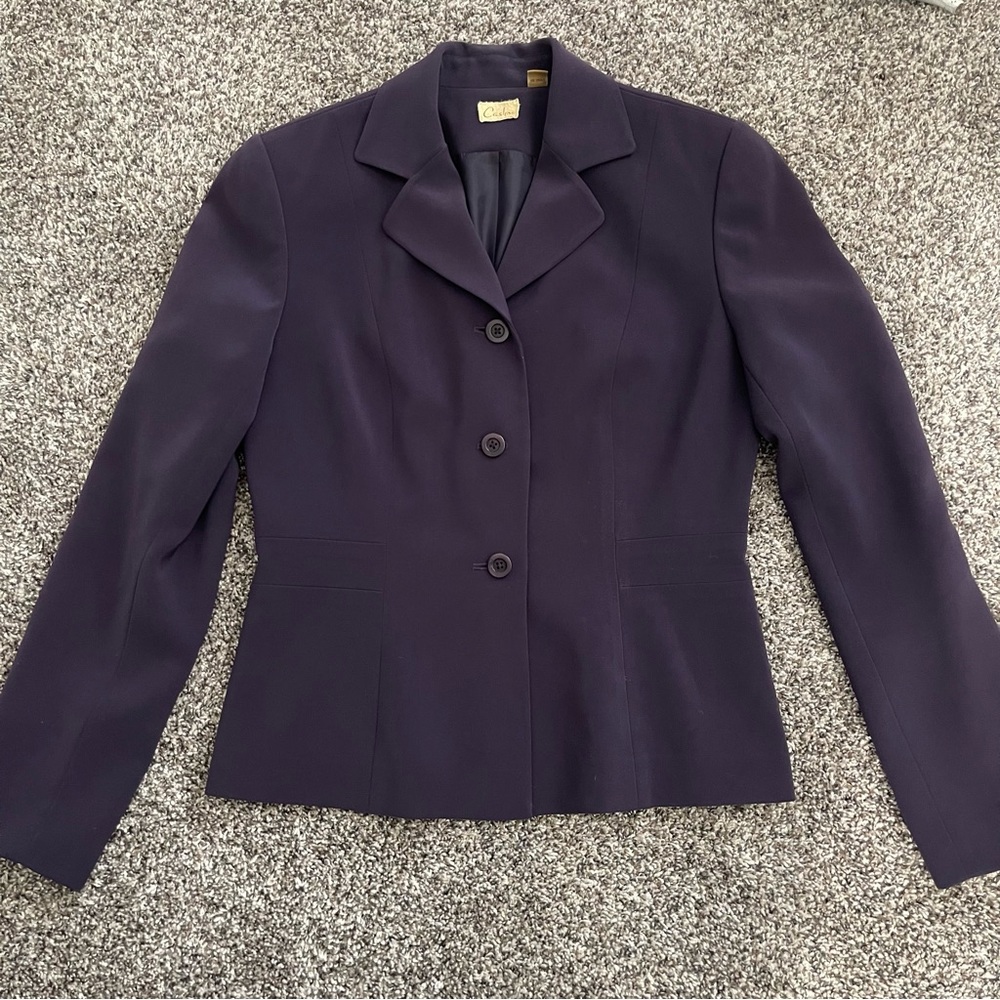 Caslon purple blazer size 4